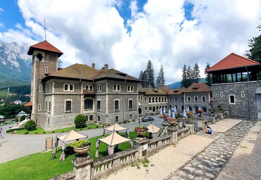 1-Day Minivan Tour 3 Castles: Peles, Wednesday & Dracula’s - Stop 2: Cantacuzino Castle and the Wednesday Filming Spot