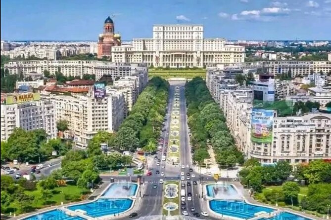 5h Bucharest City Tour by Car/Minivan – Small Group max 7 people - Palace of Parliament: The World’s Heaviest Building Moment