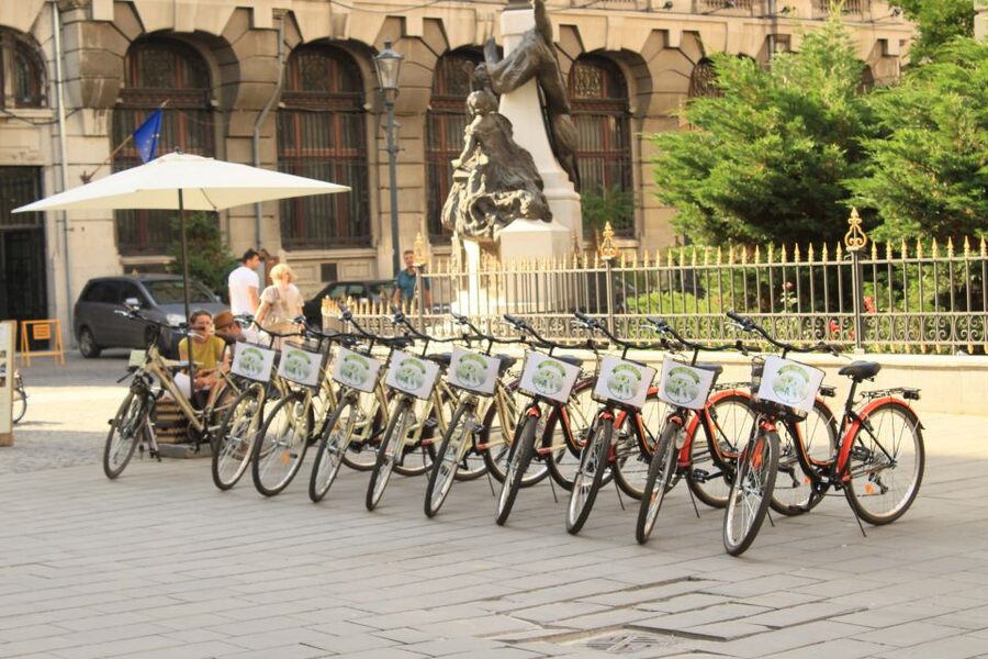Bucharest Bike Rentals - Ceausescu’s Palace as a bike-friendly, big-sight moment