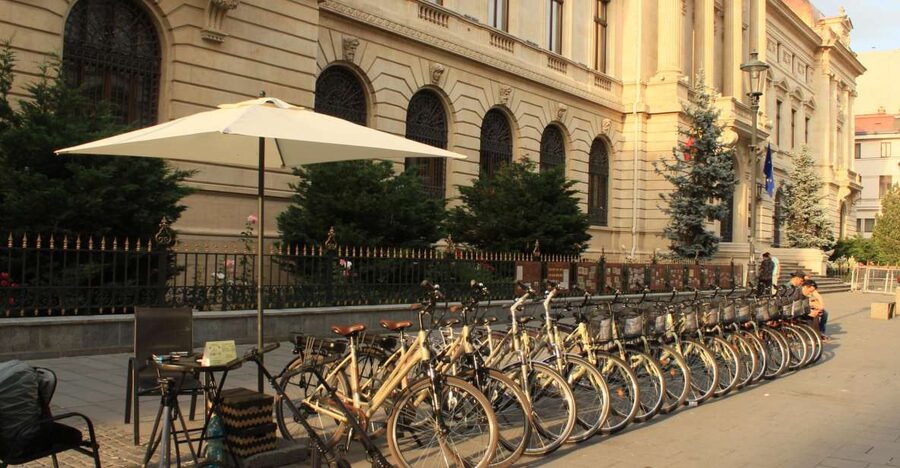 Bucharest Bike Rentals - Village Museum: old houses across regions, not just a building