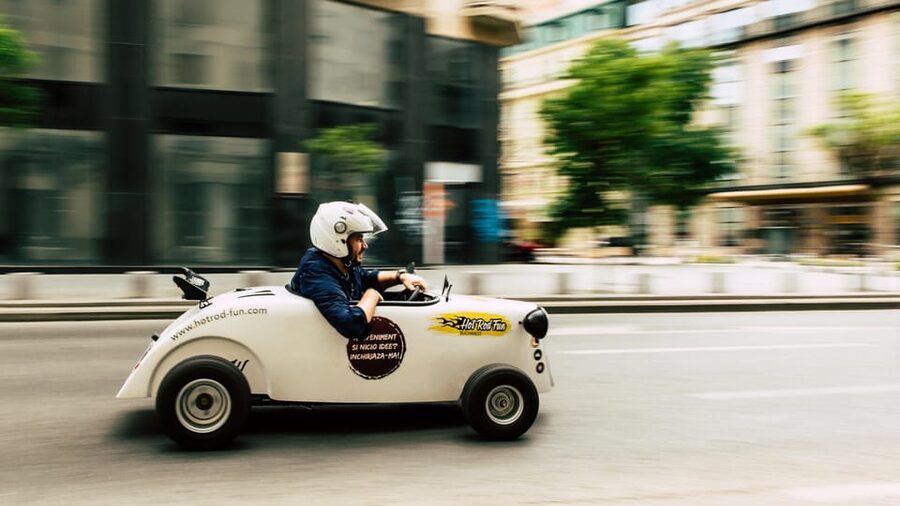 Bucharest: City Tour by a Mini Hot Rod - Getting behind the wheel: how the hour plays out