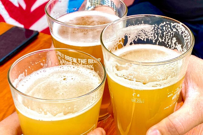Bucharest: Craft Beer Tour with Traditional Meal Included - The beer and meal setup: three pours plus a traditional mici plate