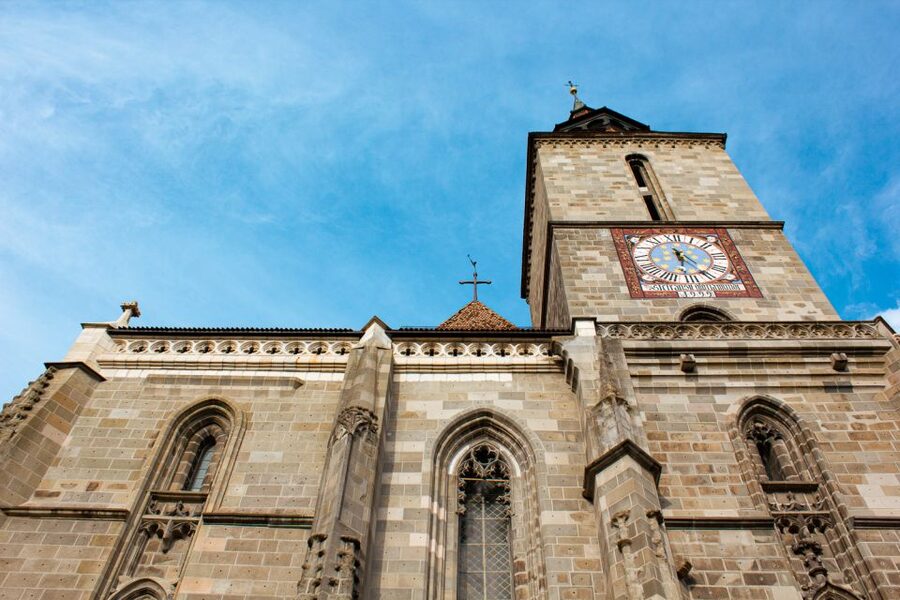 Bucharest: Dracula's Castle, Peles Castle, & Brasov Old Town - Brasov Old Town: towers, walls, and medieval street texture