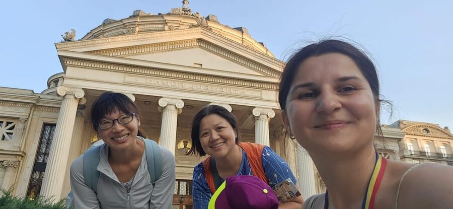 Bucharest: Guided Walking Tour with Romanian Snack - Romanian Athenaeum Finish: To Pay or Not to Pay