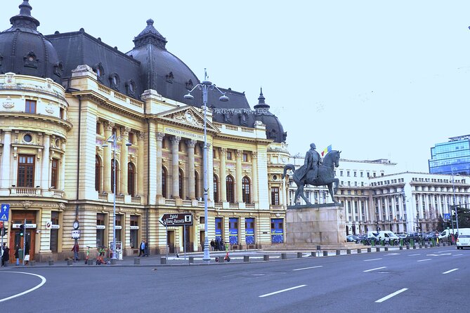 Bucharest in a nutshell - half day private walking tour - National Bank and CEC Palace: how finance and power shape the skyline