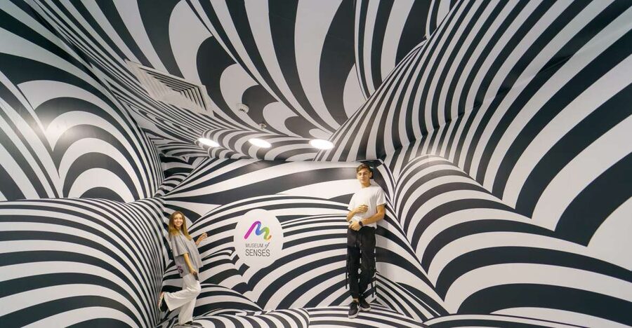 Bucharest: Museum of Senses Entry Ticket - RGB Rooms, Height Fears, and the Tunnel Trick