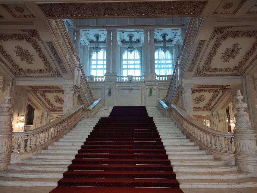 Bucharest: Parliament Senate Entry Tickets and Guided Tour - Your guided route: staircases, hallways, and rooms on different floors