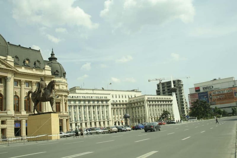 Bucharest Private City Tour 4h with Hotel Pickup & Drop-Off - Revolution Square: history you can stand inside