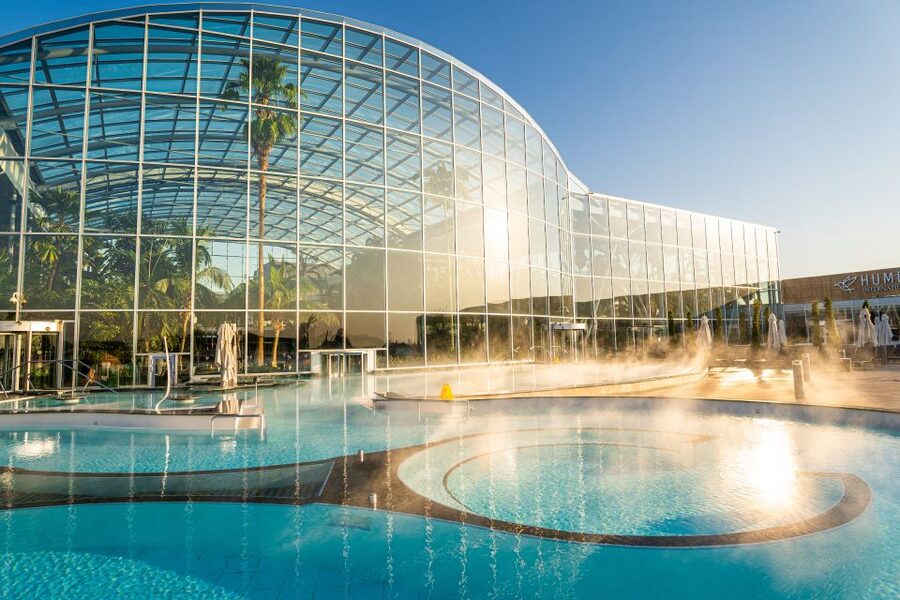 Bucharest: Therme Bucharest Entry Ticket and Transfer - Pools, saunas, slides, and the infrared beds