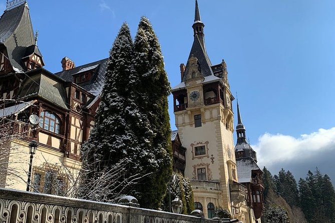 Bucharest to Dracula Castle, Peles Castle and Brasov Guided Tour - Brasov walking tour: Saxon charm, Black Church inside, and stairs to nowhere