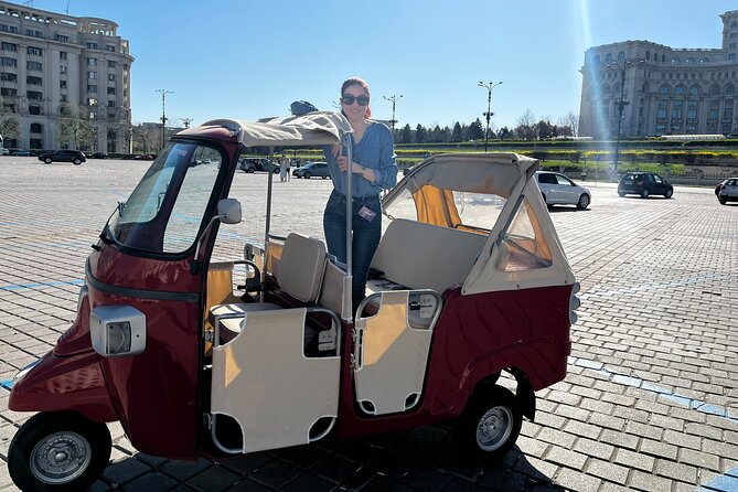 Bucharest Tuk Tuk city tour - Calea Victoriei: the aristocratic street you can feel in your shoes