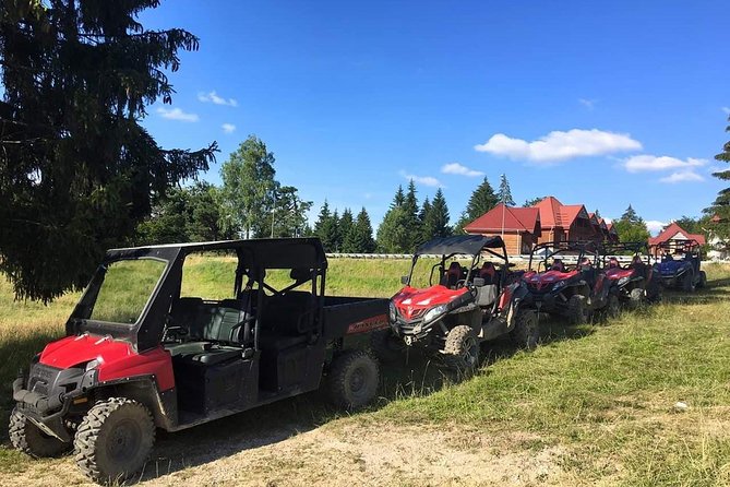 Carpathian mountains Snowmobile, ATV or Buggy tour in one day - Shared riding means you still get the thrill, but plan your expectations