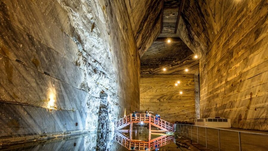Day Trip to Slanic Salt Mine - Slanic Salt Mine: 400 meters down into cool 12°C air