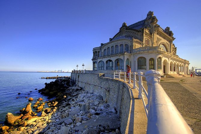 Full-Day Tour to the Black Sea, Constanta and Balchik from Bucharest - Cazinoul Constanta and the Black Sea pier walk