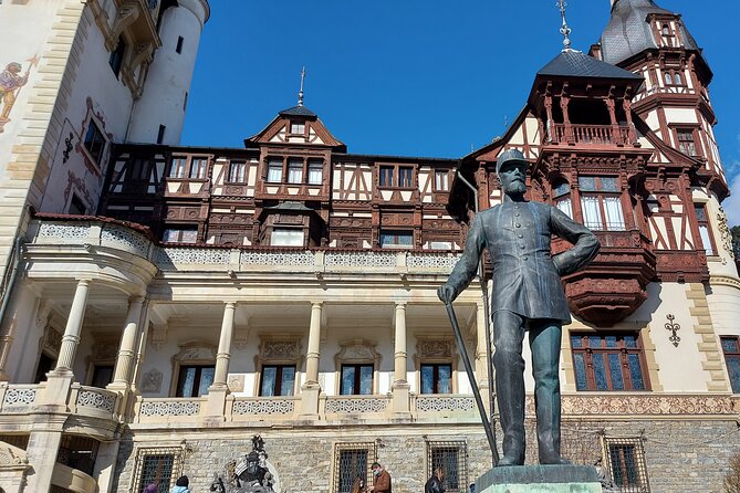Peles Castle, Dracula Castle and Brasov old town - private tour from Bucharest - Bușteni and Predeal: Mountain Town Breaks Between Big Sights