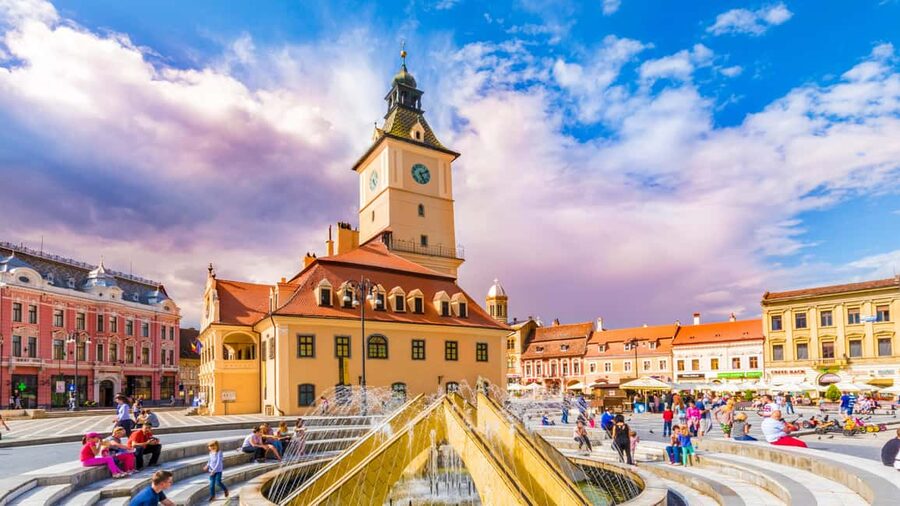 PREMIUM TOUR (6 Pax) Bucharest, Peles&Bran Castles & Brasov - Getting started at Grand Hotel Bucharest, with a guide you can actually spot
