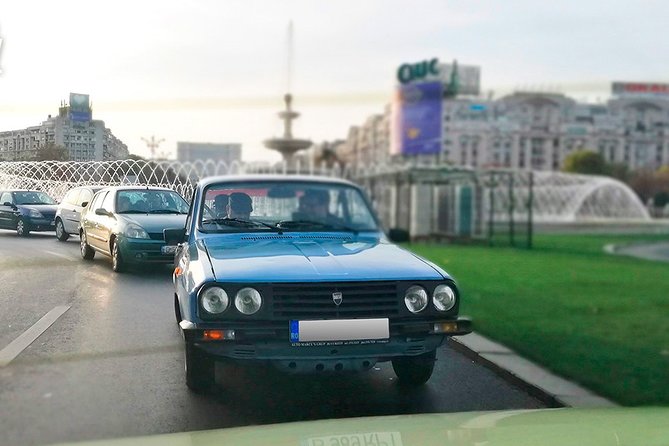 Private -RedPatrol Tour of Bucharest with a Romanian Vintage Car - House of the Free Press: the one ticket-included moment