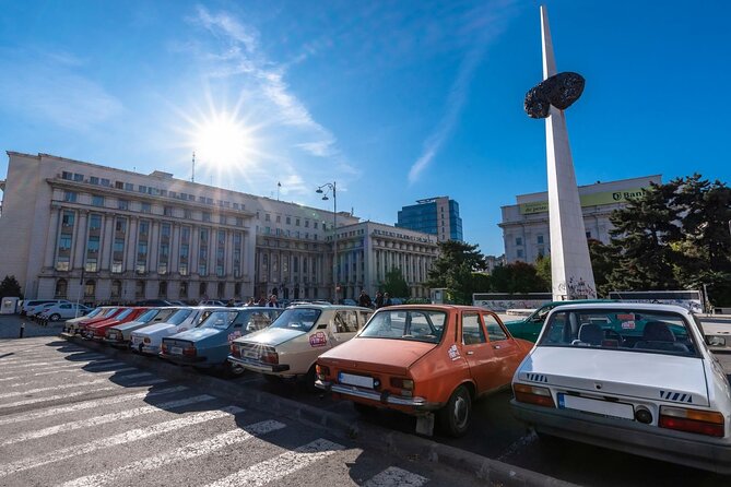 Private Tour -The Last Day of Nicolae Ceaușescu in a Romanian Car - The Communist Party headquarters roof escape moment