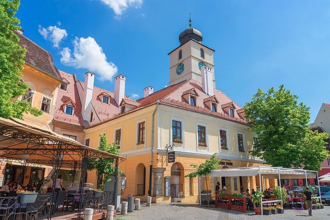 Sibiu City Tour - Private Day Trip from Bucharest - Stop 4: Piata Mica, the Small Square feel and the bridge-of-lies vibe