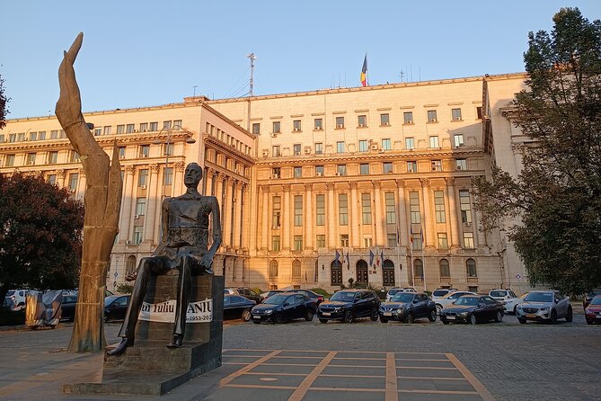 Walking Tour- Delightful Bucharest (Highlights, Stories, Sights) - Palatul CEC and the Little Paris illusion, admired from the street