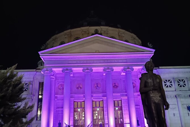 Walking Tour- Delightful Bucharest (Highlights, Stories, Sights) - National Military Club and the Palace of Telephones, symbolism without the interior access